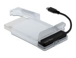 DELOCK USB Type-C zu SATA Konverter mit 2.5" Schutzhülle