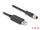 DELOCK M12 Serielles Anschlusskabel A-kodiert 3 Pin 1,8 m