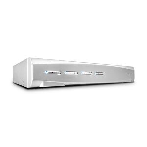 Lindy 39305 Tastatur/Video/Maus (KVM)-Switch Silber
