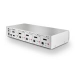 Lindy 39305 Tastatur/Video/Maus (KVM)-Switch Silber
