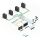 Lindy 39305 Tastatur/Video/Maus (KVM)-Switch Silber