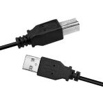 LogiLink CU0007B USB Kabel USB 2.0 2 m USB A USB B 0,48 Gbit/s Schwarz