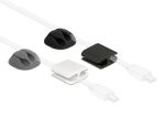 DELOCK Kabelhalter und Kabelclip Set 4 Stück