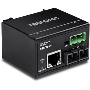 Trendnet TI-F10S30 Netzwerk Medienkonverter 200 Mbit/s 1310 nm Einzelmodus Schwarz