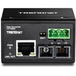 Trendnet TI-F10S30 Netzwerk Medienkonverter 200 Mbit/s 1310 nm Einzelmodus Schwarz