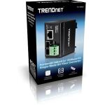 Trendnet TI-F10S30 Netzwerk Medienkonverter 200 Mbit/s 1310 nm Einzelmodus Schwarz