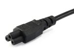 Equip Hochwertiges Netzkabel, C5 auf Schuko, 3.0m