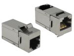 Delock Keystone Modul RJ45 Buchse > RJ45 Buchse Cat.6 90°