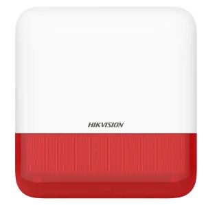 Hikvision AX Pro DS-PS1-E-WE Sirene für Außenbereich rot