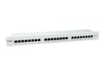 Equip 24-Ports Cat.6 Geschirmtes Patch Panel, Hellgrau
