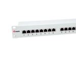 Equip 24-Ports Cat.6 Geschirmtes Patch Panel, Hellgrau