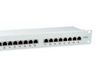 Equip 24-Ports Cat.6 Geschirmtes Patch Panel, Hellgrau