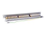 Equip 24-Ports Cat.6 Geschirmtes Patch Panel, Hellgrau