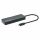 Manhattan 168410 Schnittstellen-Hub USB Typ-C 5000 Mbit/s Schwarz