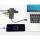 Manhattan 168410 Schnittstellen-Hub USB Typ-C 5000 Mbit/s Schwarz
