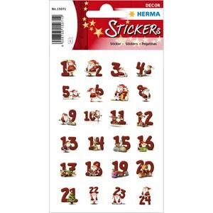 HERMA 15071 Dekorativer Aufkleber Papier Rot Permanent 72 Stück(e)