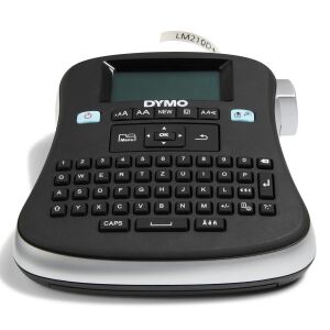 DYMO LabelManager 210D+ Beschriftungsgerät | Etikettiergerät mit QWERTZ Tastatur & großem Grafikdisplay | für D1 Etiketten in 69und 12mm Breite