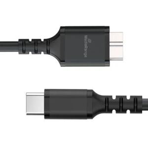 MediaRange MRCS257 USB Kabel USB 3.2 Gen 1 (3.1 Gen 1) 0,5 m Micro-USB B USB C 5 Gbit/s Schwarz