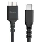 MediaRange MRCS257 USB Kabel USB 3.2 Gen 1 (3.1 Gen 1) 0,5 m Micro-USB B USB C 5 Gbit/s Schwarz