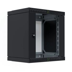 EFB Elektronik WGX-1206TS.G1 Rack 12U Wandmontiertes Regal Schwarz
