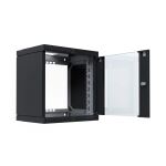 EFB Elektronik WGX-1206TS.G1 Rack 12U Wandmontiertes Regal Schwarz