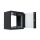 EFB Elektronik WGX-1206TS.G1 Rack 12U Wandmontiertes Regal Schwarz