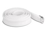 DELOCK Geflechtschlauch mit Reißverschluss 3 m x 30 mm weiß