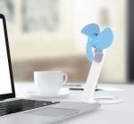 Thumbs Up 0001219 USB-Gadget Hellblau, Weiß Ventilator