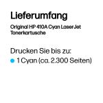 HP Original 410A Cyan LaserJet Tonerkartusche