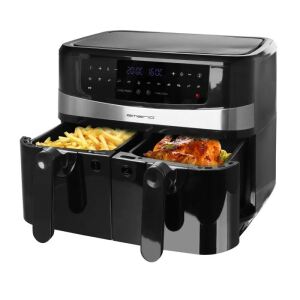 Emerio AF-126672.4 Fritteuse Doppel 9 l Eigenständig 2400 W Heißluftfritteuse Schwarz