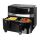Emerio AF-126672.4 Fritteuse Doppel 9 l Eigenständig 2400 W Heißluftfritteuse Schwarz