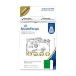 MediaRange Kunststoff-Schriftbandkassette, für/ersetzt Brother TZ-731/TZe-731,permanent haftend, 12mm, 8m, laminiert, schwarz auf grün