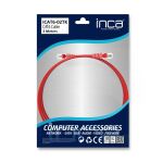 Inca CAT6 RJ45 2 m Netzwerkkabel Rot U/UTP (UTP)