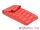 DELOCK Schrumpfschlauch X-Muster rutschfest 1 m x 50 mm rot