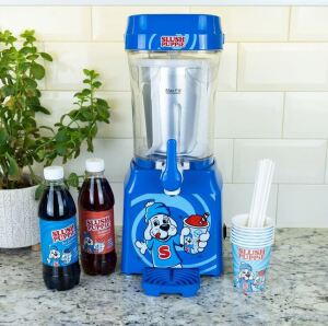 Fizz Eismaschine SlushPuppie Slusheis 1L blau mit Zapfhahn
