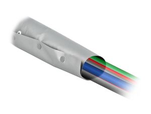 DELOCK KSH Knopfverschluss hitzebeständig 2mx50mm grey/black