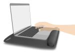 DELOCK Ergonomisches Mauspad 420 x 320 mm Handballenauflage