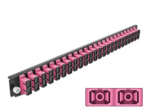 DELOCK 19 LWL Spleißbox 24 Port SC Duplex violett