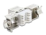 DELOCK Keystone Modul RJ45 Buchse zu LSA Cat.8.1 geschirmt