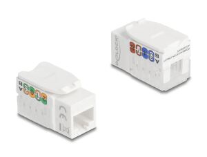 DELOCK Keystone Modul RJ45 Buchse zu LSA Cat.6A UTP 90° werk