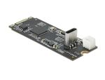 DELOCK Konverter M.2 Key B+M Stecker zu USB Type-C Buchse