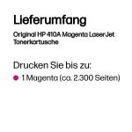 HP Original 410A Magenta LaserJet Tonerkartusche