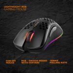 Deltaco Gaming GAM-108 Maus rechts USB Typ-A Optisch 6400...