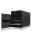 ICY BOX IB-3640SU3, Externes 4-fach SINGLE System für 3,5" SATA I/II/III Festplatten, USB 3.2 Gen 1 + eSATA, schwarz