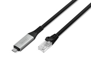 Digitus USB-C - RJ45 Ethernet Kabel, 1Gbit/s, 2m