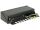 DELOCK Keystone Desktop Patchpanel 8 Port schwarz