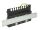 DELOCK Keystone Desktop Patchpanel 8 Port schwarz