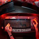Numskull Games 154921 Mauspad Gaming-Mauspad Schwarz, Mehrfarbig, Rot