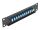 DELOCK 10" LWL Patchpanel 12 Port LC Duplex blau 1HE schwarz