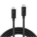 Lindy 41555 Thunderbolt-Kabel 0,5 m 40 Gbit/s Schwarz